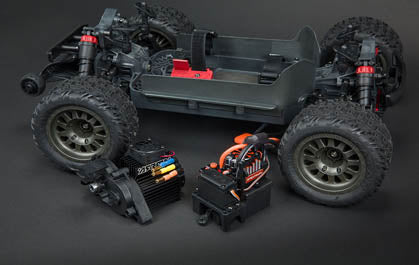 ARRMA 1/10 VORTEKS 4WD 3S BLX Stadium Truck RTR, Purple