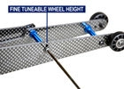 DR10 CF WHEELIE BAR SET, 12" LEGAL, ADJUSTABLE HEIGHT