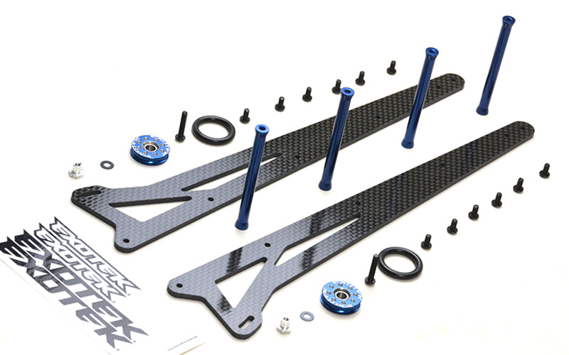 SLASH WHEELIE LADDER BAR SET, 2 WHEELS, CF ADJUSTABLE, FOR SLASH 2WD