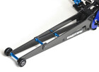 DR10 CF WHEELIE BAR SET, 12" LEGAL, ADJUSTABLE HEIGHT