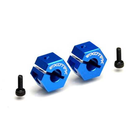Rear Clamping RC Hex, 7075 (1 Pair): Team Associated DR10