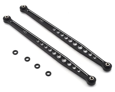 Hot Racing Traxxas Unlimited Desert Racer Aluminum Rear Upper Arms (Black)