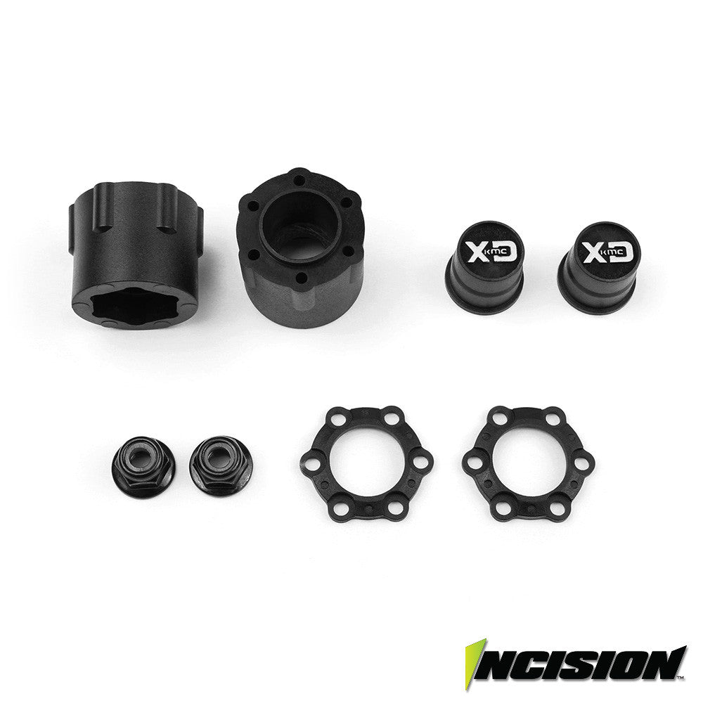 Incision KMC 1.9 XD229 Plastic Beadlock Wheel Set (2 Wheels)