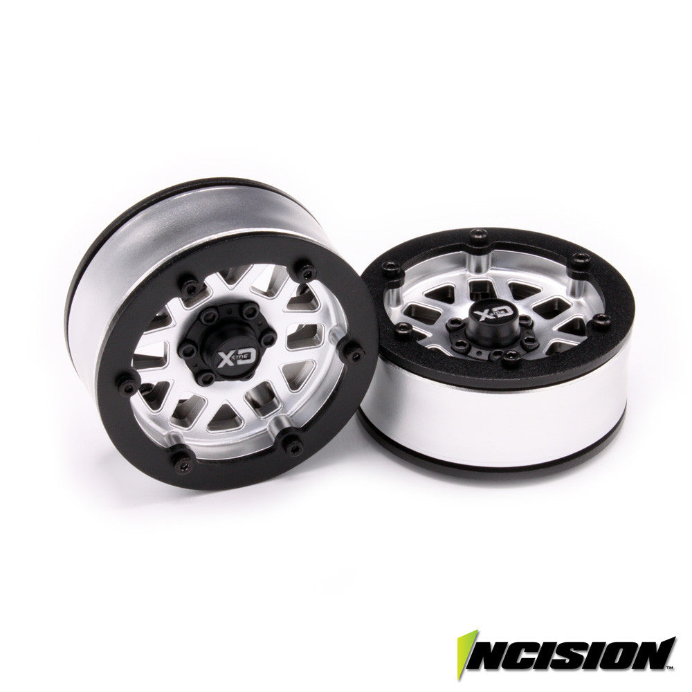 Incision KMC 1.9 XD229 Plastic Beadlock Wheel Set (2 Wheels)