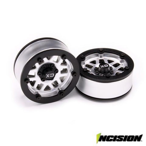 Incision KMC 1.9 XD229 Plastic Beadlock Wheel Set (2 Wheels)