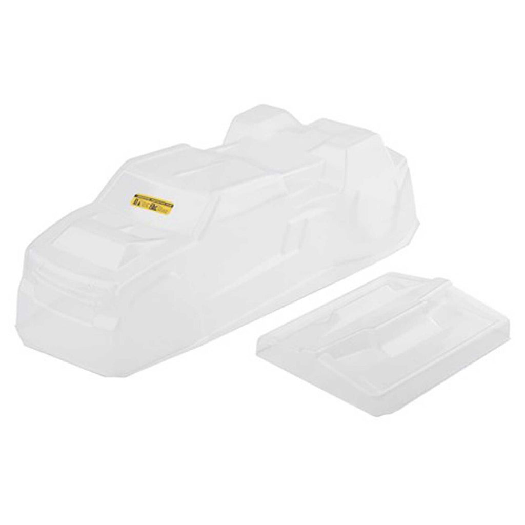 JConcepts Traxxas Rustler VXL F2 Stadium Truck Body w/Spoiler (Clear)