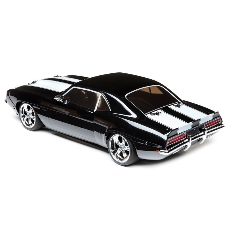 Losi 1/10 1969 Chevy Camaro V100 AWD Brushed RTR, Black