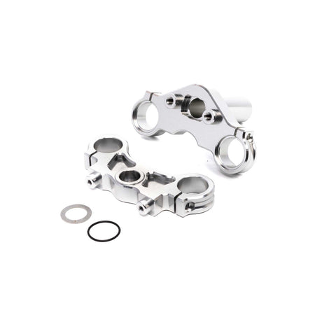 Losi Aluminum Triple Clamp Set, Orange: Promoto-MX