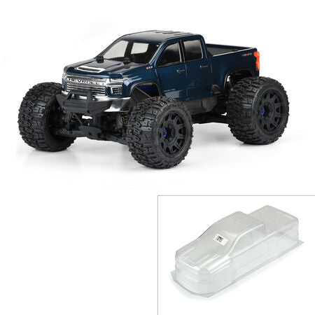 1/8 2021 Chevy Silverado 2500 HD Clear Body: E-REVO 2.0 & MAXX