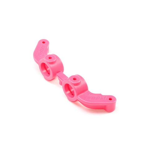 Front Spindle Blocks, Pink (2): ECX 2WD