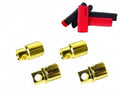 Bullet Connectors - 8mm - (2) Male, (2) Female