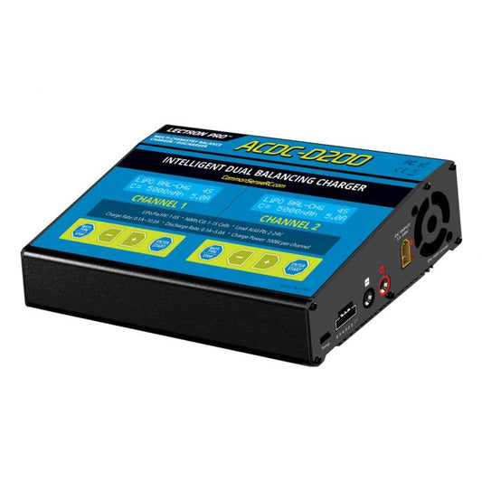 Common Sense RC DUO MAX 200W 10A Two-Port Balancing Charger