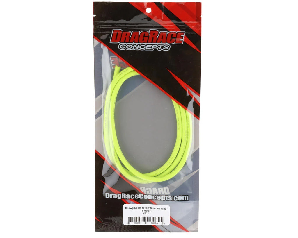 DragRace Concepts Neon Yellow Silicone Wire (1 Meter) (10AWG)