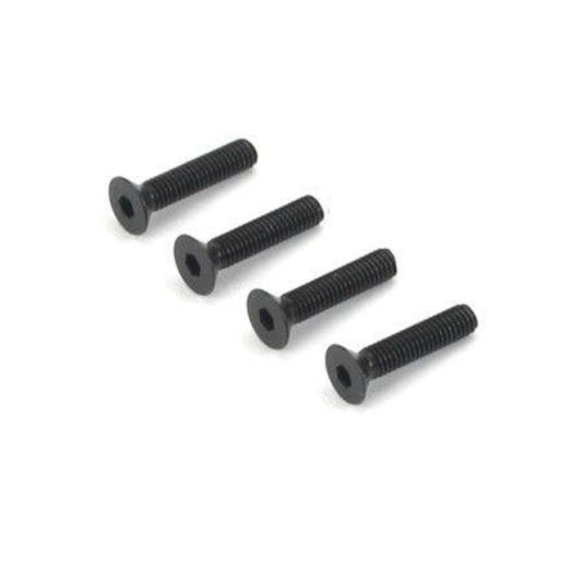 DU-BRO 3x8mm Flat Head Socket Screws (4)
