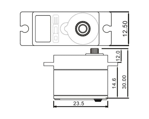 EcoPower 640T 13g Waterproof Metal Gear Digital Sub Micro Servo (TRX-4 & TRX4-M)