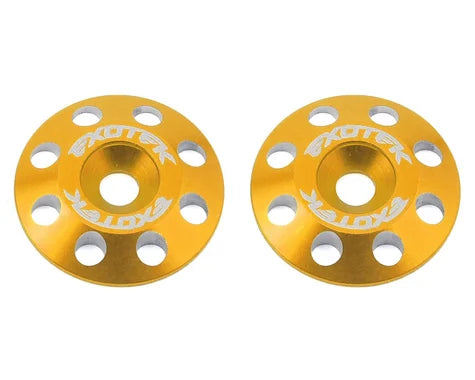 Exotek Flite V2 16mm Aluminum Wing Buttons (2)