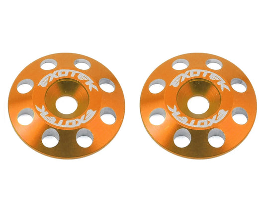Exotek Flite V2 16mm Aluminum Wing Buttons (2)
