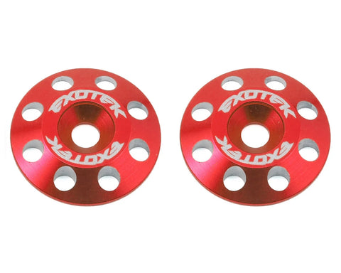 Exotek Flite V2 16mm Aluminum Wing Buttons (2)