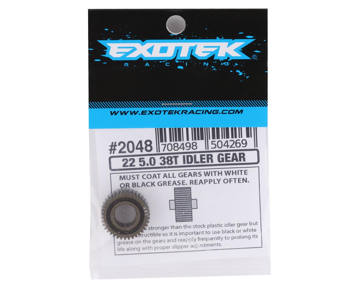 Exotek 22 5.0 Aluminum Laydown Idler Gear (38T)