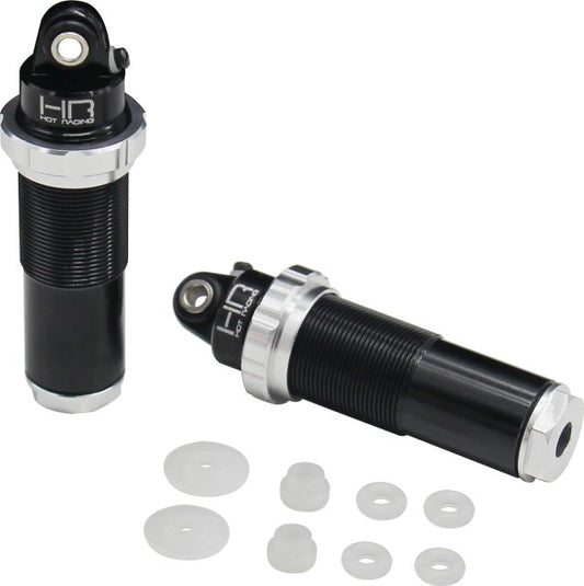 Hot Racing Arrma 4x4 Aluminum Threaded Front Bleeder Shock Bodies (Black) (2)