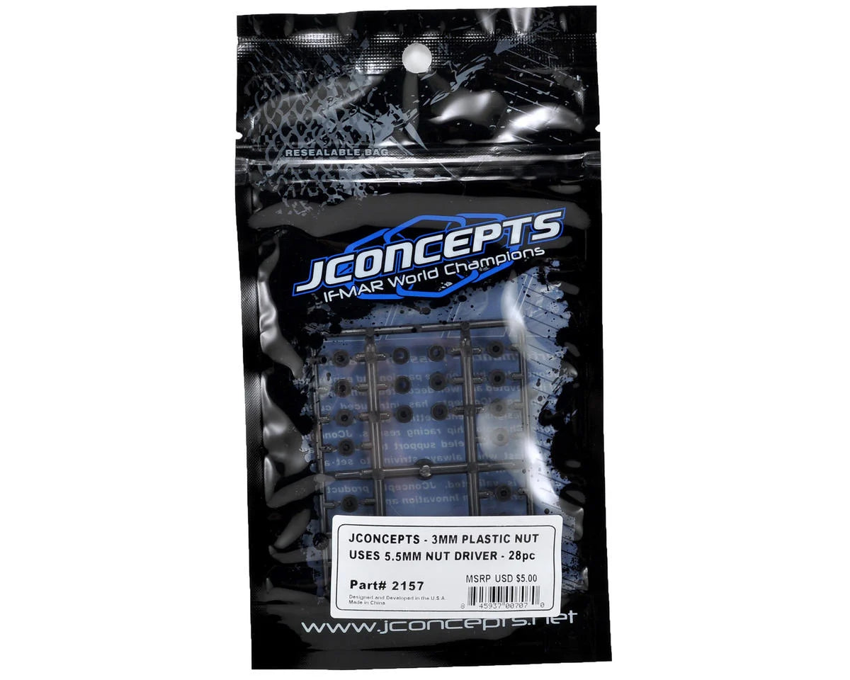 JConcepts 3mm Plastic Nut Set (28)