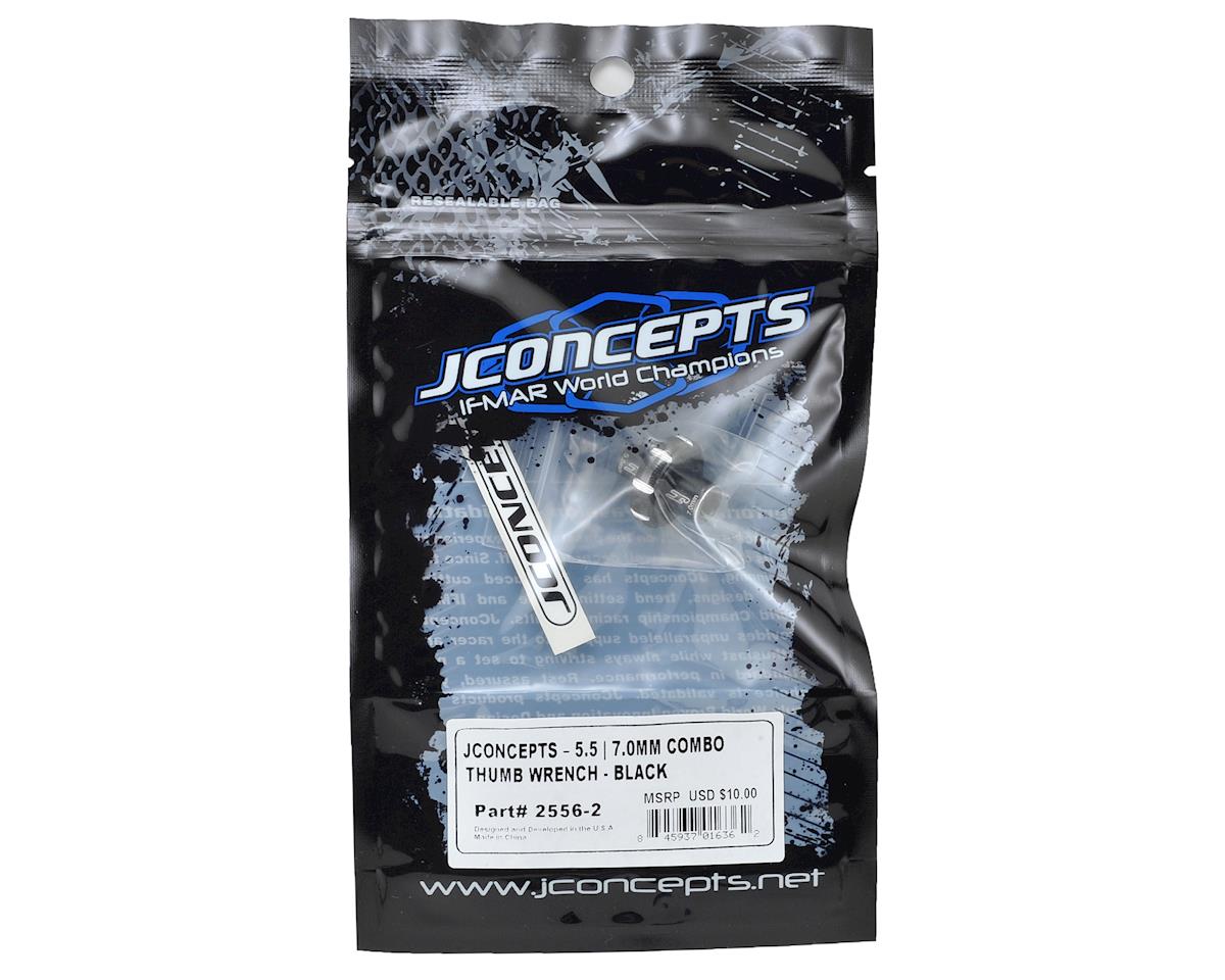 JConcepts Combo Thumb Wrench (5.5mm/7.0mm) (Black)