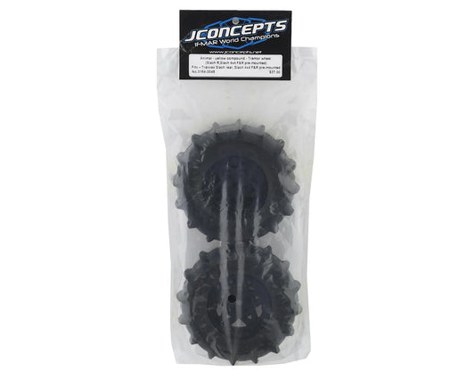 JConcepts Animal Pre-Mounted SC Tires (Tremor) (2) (Slash Rear) (Yellow) w/12mm Hex