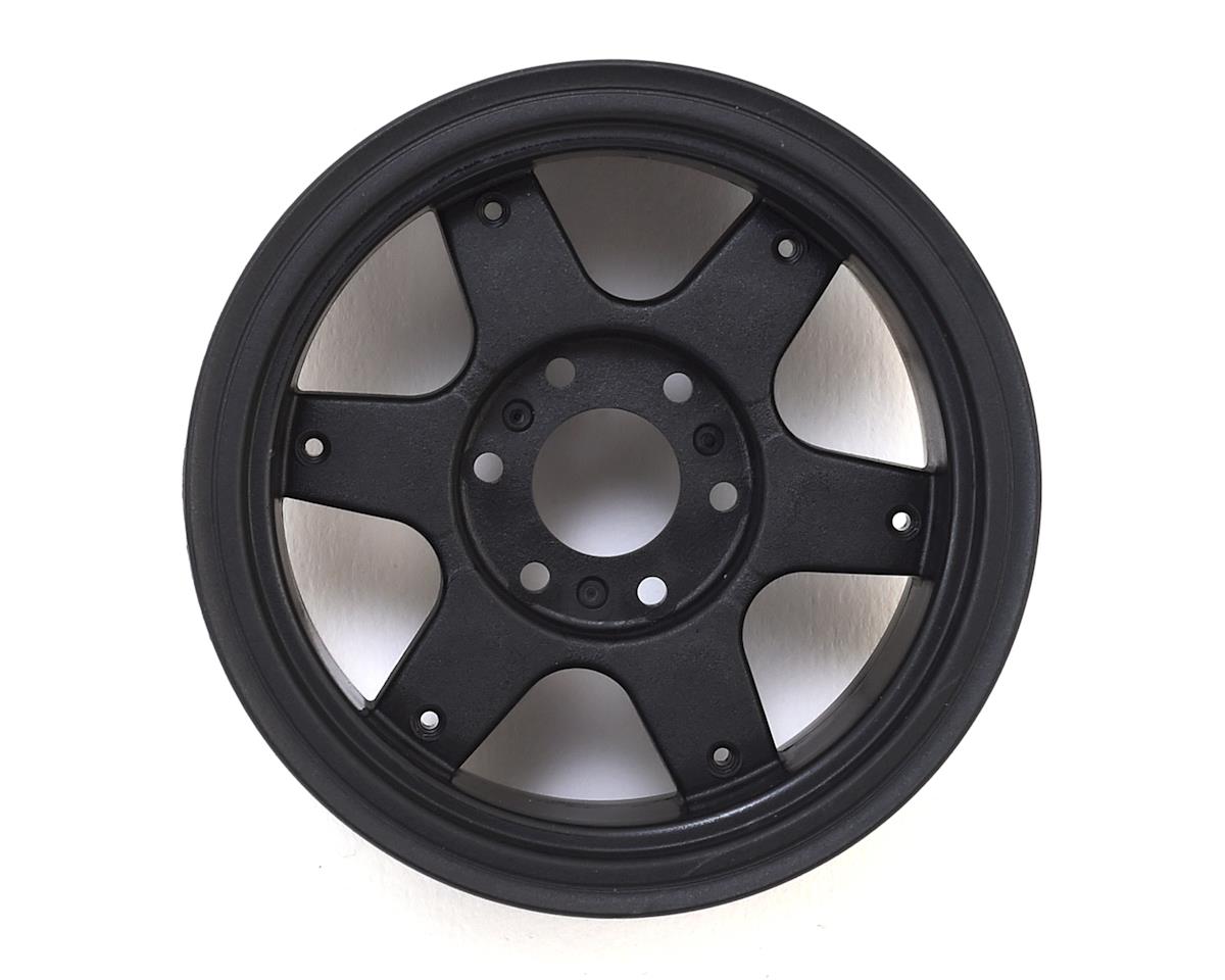 JConcepts 12mm Hex Dragon 2.6" Mega Truck Wheel w/Offset Adapters (Black) (2)