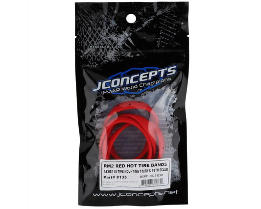 JConcepts RM2 Red Hot Off-Road Tire Bands (Red)