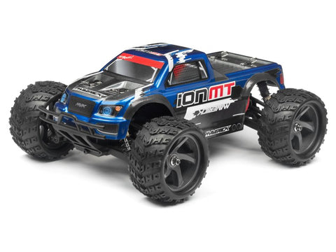 ION Monster Truck Painted Body, Blue w/Decals, Ion MT