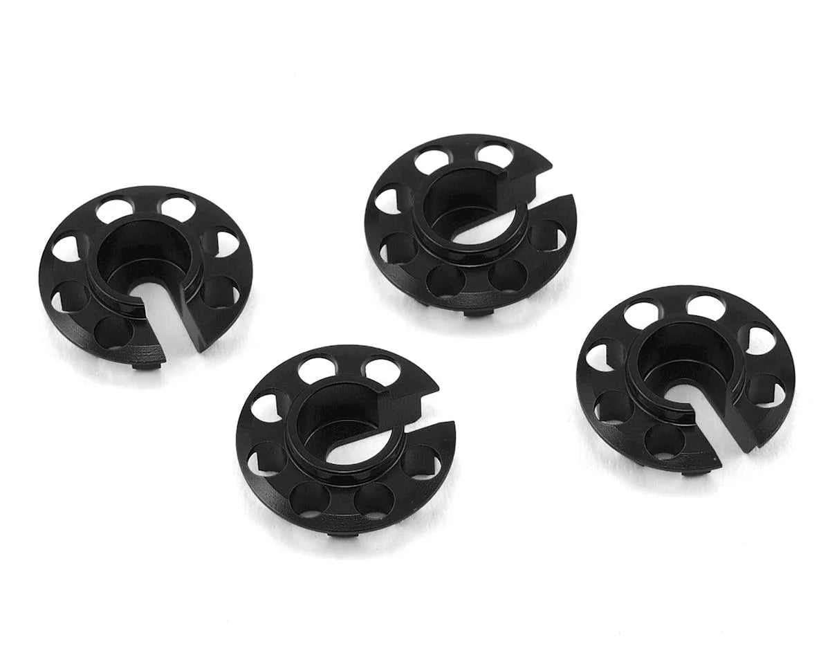 MST Aluminum Damper Spring Retainer (Black) (4) (Lower Type)