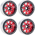 B1 Aluminum 1.9 Beadlock Wheels 9mm Hubs, For 1/10 Rock Crawler, 4pcs Includes : 4 Wheels with hardware