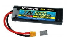 Lectron Pro NiMH 7.2V (6-cell) 5000mAh Flat Pack with XT60 Connector + CSRC adapter for XT60 batteries to popular RC vehicles