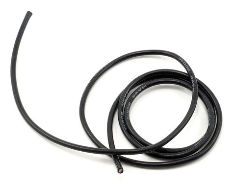 ProTek RC 14awg Black Silicone Hookup Wire (1 Meter)