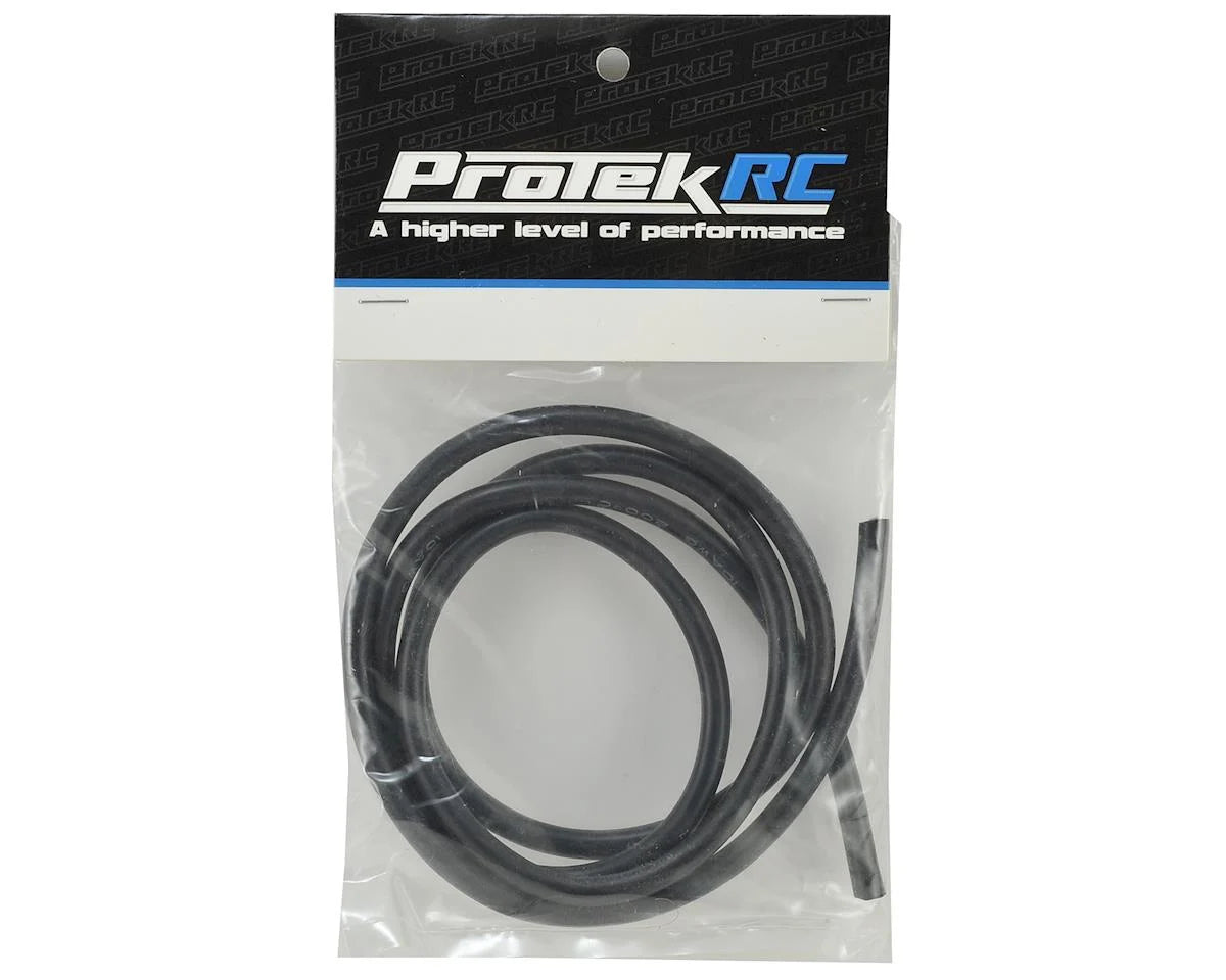 ProTek RC 10awg Black Silicone Hookup Wire (1 Meter)