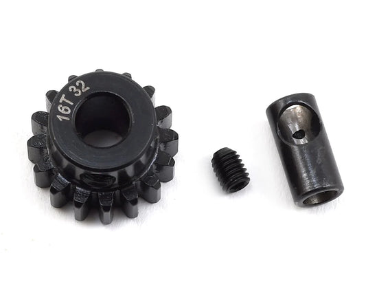 ProTek RC Steel 32P Pinion Gear w/3.17mm Reducer Sleeve (Mod .8) (5mm Bore) (18T)