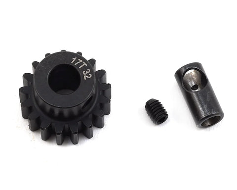 ProTek RC Steel 32P Pinion Gear w/3.17mm Reducer Sleeve (Mod .8) (5mm Bore) (18T)