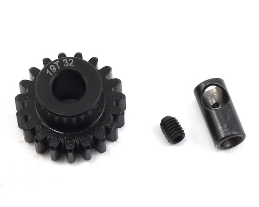 ProTek RC Steel 32P Pinion Gear w/3.17mm Reducer Sleeve (Mod .8) (5mm Bore) (19T)