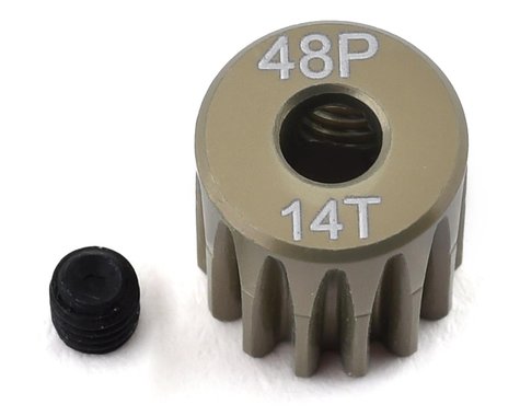 ProTek RC 48P Lightweight Hard Anodized Aluminum Pinion Gear (3.17mm Bore) (14T)
