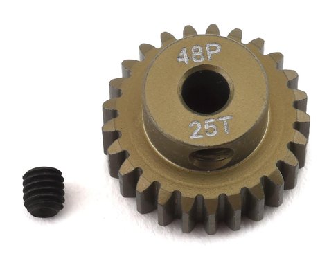 ProTek RC 48P Lightweight Hard Anodized Aluminum Pinion Gear (3.17mm Bore) (25T)