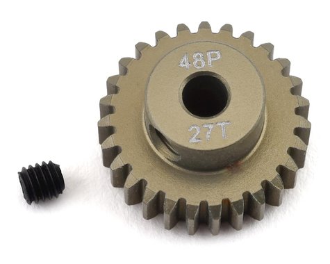 ProTek RC 48P Lightweight Hard Anodized Aluminum Pinion Gear (3.17mm Bore) (27T)