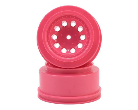 RPM 12mm Spline Drive "Revolver" Short Course Wheels (Pink) (2) (Slash Front)