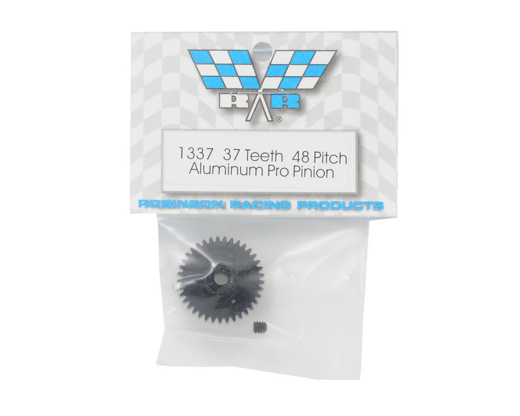 Robinson Racing "Aluminum Pro" 48P Pinion Gear (3.17mm Bore) (37T)
