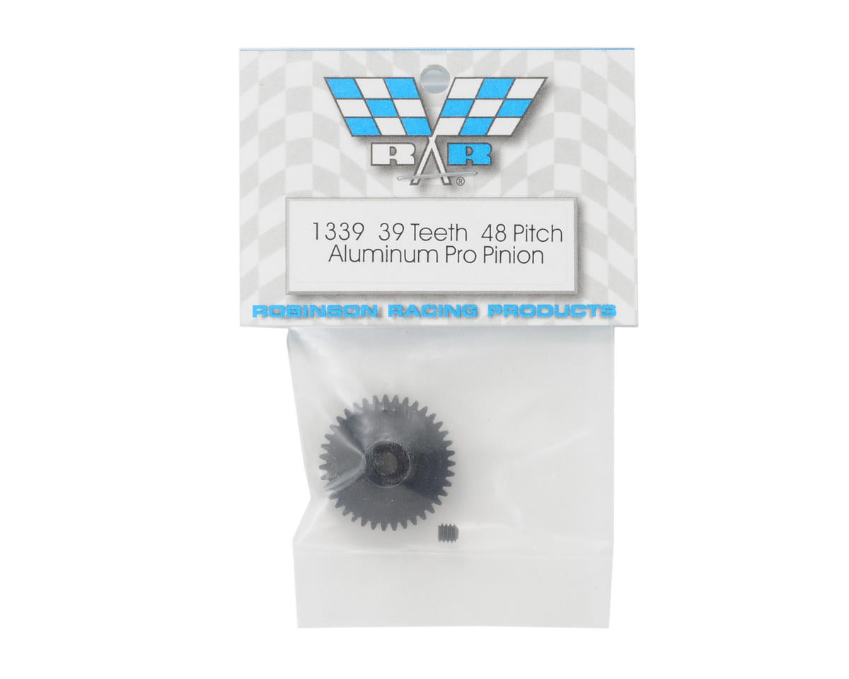 Robinson Racing "Aluminum Pro" 48P Pinion Gear (3.17mm Bore) (39T)  Write a Review
