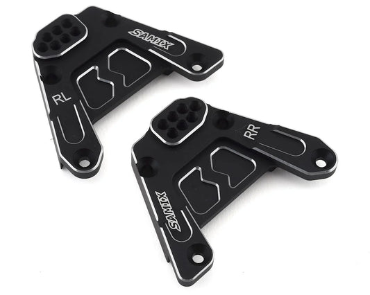 Samix SCX10 III Rear Shock Plate (2) (Black)