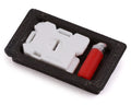 Scale By Chris SCX24 Jeep Window Roto & Fire Extinguisher Mount (Red)