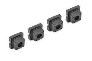 Bushings Set - For 5mm Shock Tower - Through hole - 0 Deg - Composite - 4pcs