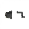 Aluminum Front Servo Mount Brackets, Black, for Axial SCX10 II, 1pr