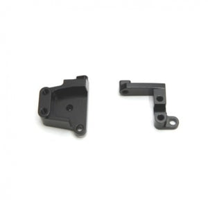 Aluminum Front Servo Mount Brackets, Black, for Axial SCX10 II, 1pr