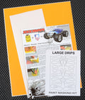 XXX Main Racing M005L Large Drops Paint Mask